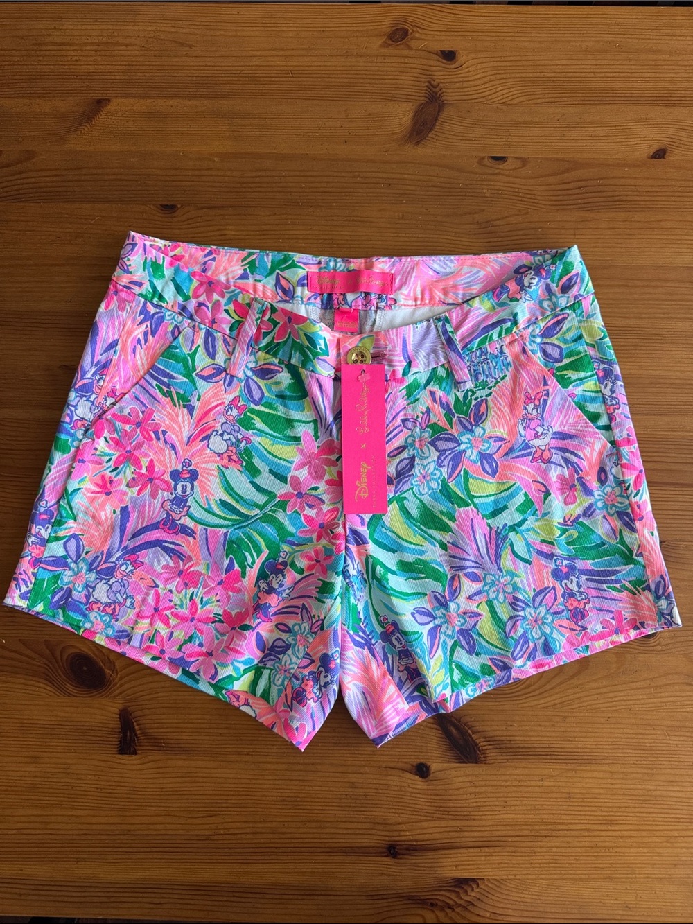 Lilly Pulitzer x Disney Parks Women’s Tropical Floral Pink Callahan Shorts